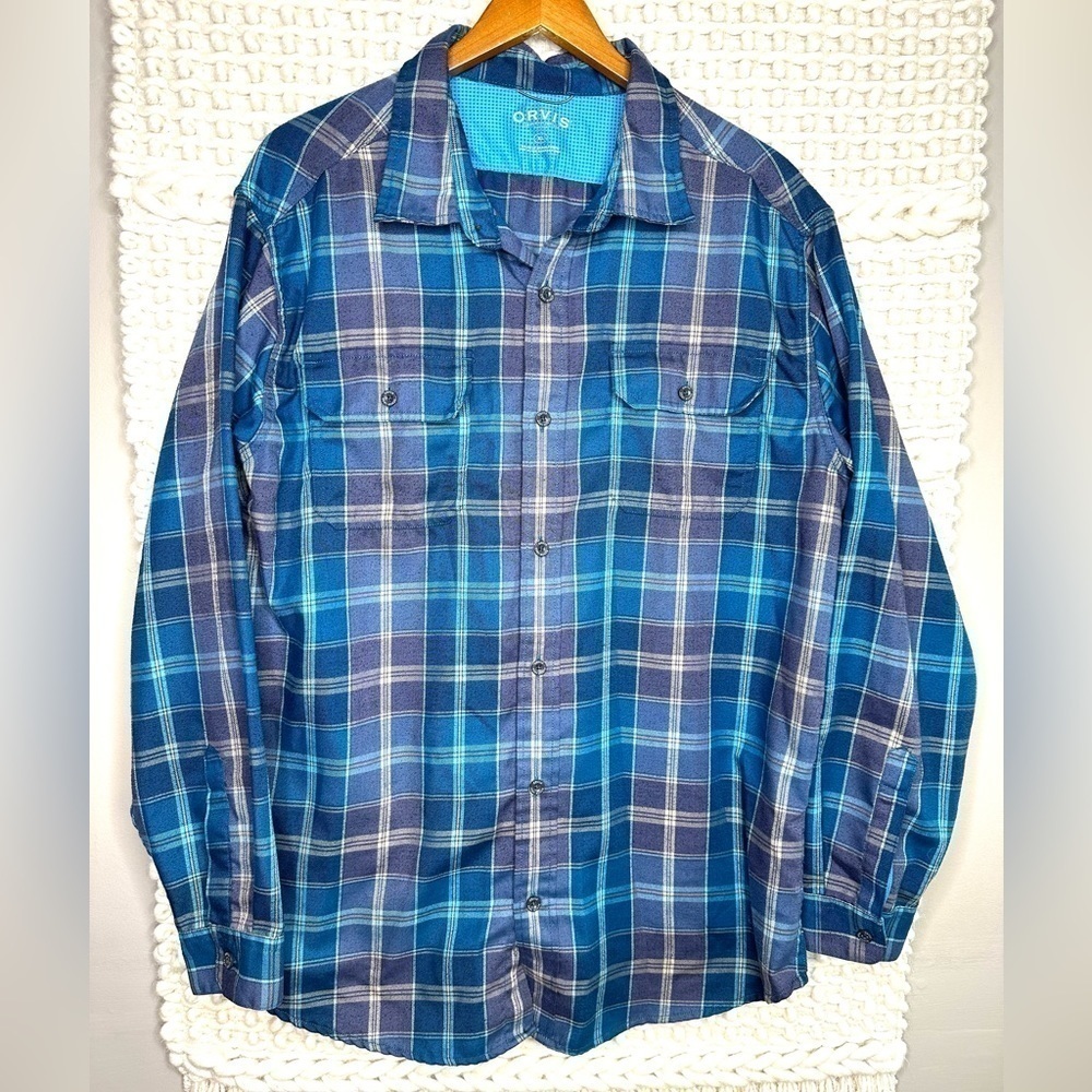 Orvis lightweight flannel shirt